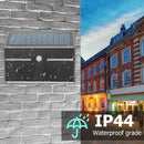 LED Solar Wall Lamp Waterproof Motion Sensor Outdoor Garden Yard Landscape Light