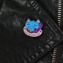 Creative Clothing Bags Alloy Badge Women Men Cute Phone Cat Brooch Jewelry