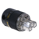 Rhodium iec C13 mains power plug female copper connector cable cord hifi ME