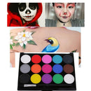 15 Colors Make Up Face Paints Palette Body Painting Art Fancy Painting Kit