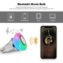 Bluetooth Light Bulb Speaker 6W E27 White RGB Changing Smart LED Lamp Wirel
