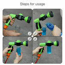 Protable Snow Water Foam Spray Gun Hose For Cars Motorbike Wash Wash Garden R3U1