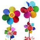 1Pc Colorful Sequins Windmill Wind Spinner Home Garden Yard Decoration Kids TME