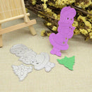 Girl Cat DIY Metal Cutting Dies Stencils Scrapbooking Embossing Craft