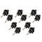 10pcs Guitar Bass Strap Locks Black Schaller-style Straplocks Replacement R