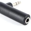Right Angle 90Degree3.5mm 3Pole Audio Stereo Male to Female Extension Adapter TO