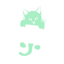 Glow In The Dark Stickers Luminous Kids Bedroom Nursery Wall Decals Cat