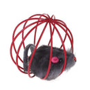 Fun Gift Play Playing Toys False Mouse in Rat Cage Ball For Pet Cat Kitten