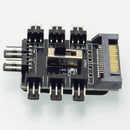 Multi Way Splitter Cooler Cooling Fan Hub PC Computer SATA 1 to 8 3pin 12V  A8U9