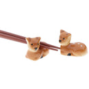 1 Pc Cute Dear Shape Ceramic Chopsticks Holders Ceramic Chopstick Rest RackSJ %x