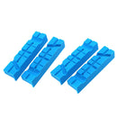 4pcs Universal Woodworking Bench Vise Soft Jaw Pads Vise Protection Strip