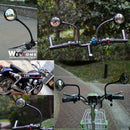 Bicycle Rear View Mirror Flexible Safety Round MTB Bike Handlebar Mirror