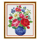 Stamped Cross Stitch Kits Includes 11 Count Pre-printed Cloth Thread Needle -