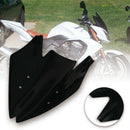 Black Motorcycle Windshield Windscreen for Kawasaki Z1000 2010-2013 10 11 1