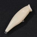 Plastics Fishing Blank Hard Lures 75mm 6.5g Wobblers Crankbait Fishing Tool