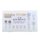 12x / Set Air Coupler And Plug Accessory Kit Fittings 1/4 NPT