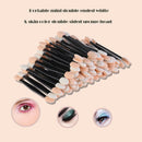 Lot 100pcs Disposable Dual Sides Eye Shadow Sponge Applicator Makeup Brush