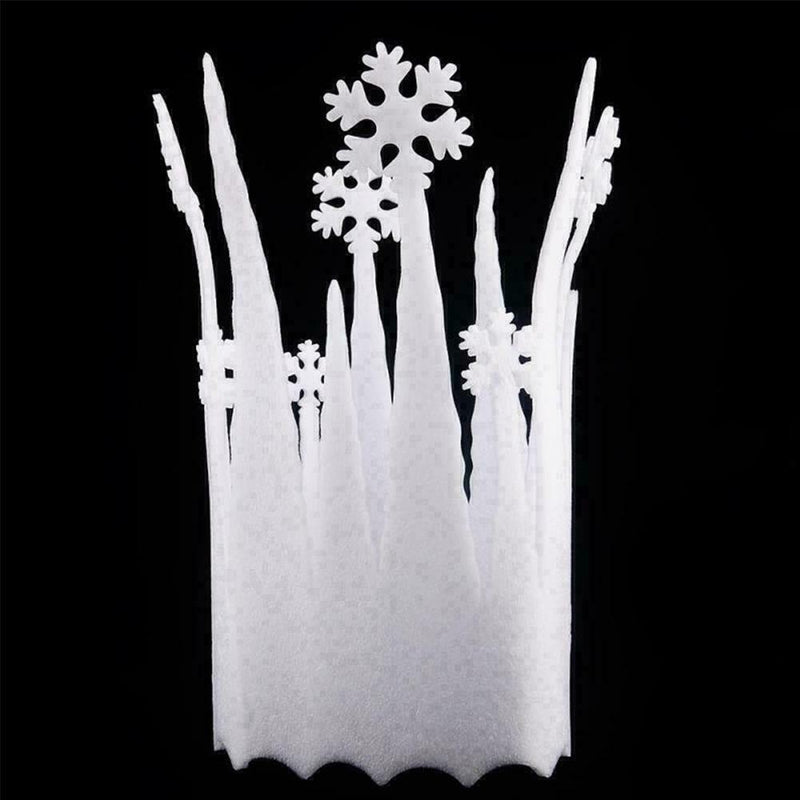Christmas decoration bubble ice stripes snowflakes Hot wall W decoration wi H8L9
