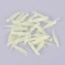 50Pcs 0.6g Luminous Shrimp Fishing Lures Soft PVC Green Shrimp Artificial B BX