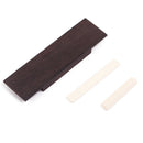 Replacement 3 String Guitar Rosewood Bridge&Bone Saddle Nut For Guitar Lover