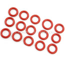 120X Silicone Rubber O-Ring Switch Dampener Dark Red For Cherry MX Keyboard-Part