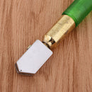 Oil Feed Carbide Tip Glass/Mirror Cutter Cutting Tool fit 3mm Thick,Green