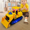 Kids Children Funny LED Electric Excavator Digging Engineering Car Vehicles