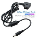 D-Tap Male Connector to DC 2.1/2.5mm Plug 1m Power Cable for LED light/HDV