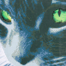 Green Eye Cat 5D Diamond DIY Painting  Kit Home Decor Craft