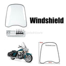 Windproof Universal Clear Windshield Protector Guard For Motorcycle ATV