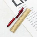 4 in 1 Multi-use LED Folding Light Screen Stylus Touch Ballpoint Pen (Red)