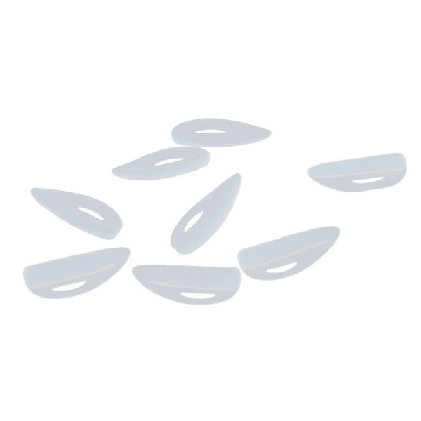 8Pcs False Eyelash Permanent Makeup Patches With Holes Perming Shields Pads