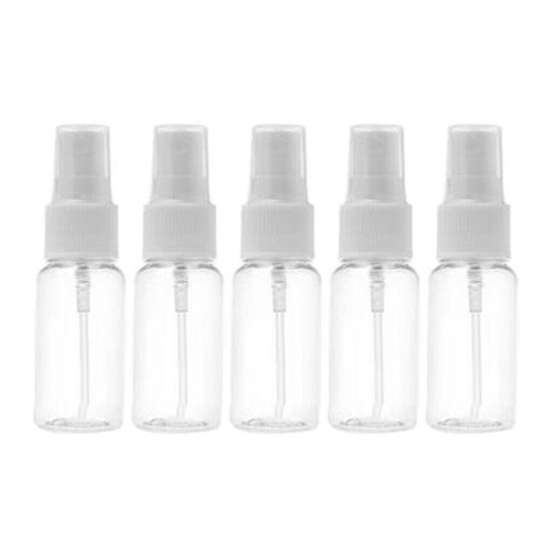 5x Plastic Clear Spray Fine Mist Sprayer Bottles Container for Liquid  10ml