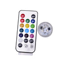 mini LED Submersible Waterproof Wed Xmas Decor Vase Tea Light Candles+Remote LJ