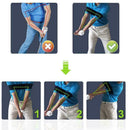 1X Golf Swing Eginner Practicing Correct Swing Trainer Belt Arm Elastic Z6K8