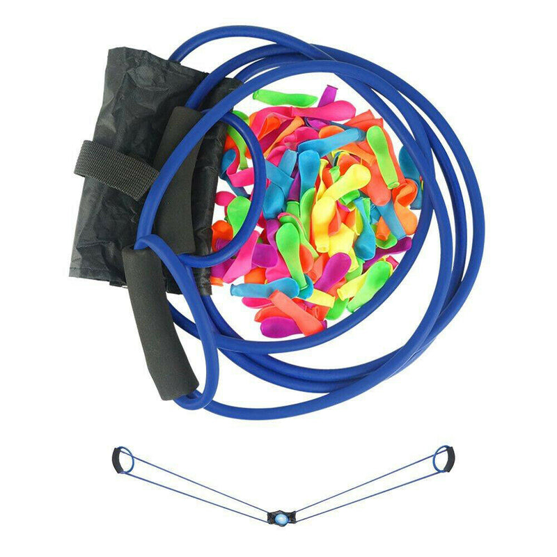 Water Balloon Launcher with 100 pcs Colorful Balloons, 300 Yards Range Water