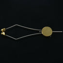 Ceramic Lined Tipped Fly Tying Disc Bobbin Holder Brass Cone Head Ceramic TuY5U6