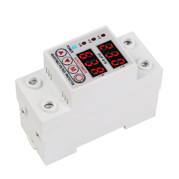 SVP-918 Adjustable Self-recovery Over Under Voltage Circuit Protector (63A)