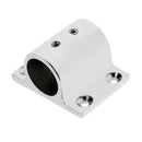 Boat Hand Rail Fitting 90 Degree Rectangle Stanchion Base for 25mm Tube