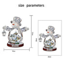 Christmas Snowman Electrostatic Adhesive Window Glass Removable Wall StiSEAU