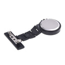 Black Quartz Movement Nurse Brooch Fob Tunic Pocket Pendant Watch F6R6