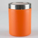 Stainless Steel Chocolate Cocoa Flour Shaker Icing Sugar Powder Orange