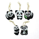 5pcs Panda Type Keychain Gift DIY Diamond Painting Special Shape Full Drill