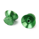 2pcs Green Chrome Joystick Cap Cover Shell for Sony PS4 Xbox One Controller