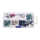 71pcs/set A/C Rubber Gasket+ AC Valve Core+ Remover Tool Assortment Kit
