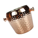 Stainless Steel Wine Ice Bucket Hammered Single Wall Wine Chiller Barware 1L