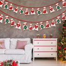 Cotton Christmas Advent Calendar Garland 24pcs 11x16cm Hanging Advent Calen P6U2