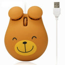 1000 Dpi Wired Optical Gaming Mouse Cute Bear Animal Mouse Usb For Pc Lapto