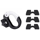 Metal Hook + 3Pcs Silicone Vibration Dampers Buckle Front Hook Claw Gadget