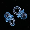 Pack of 288pcs Mini Baby Shower Pacifier Charm Pendants Gender Reveal Favors